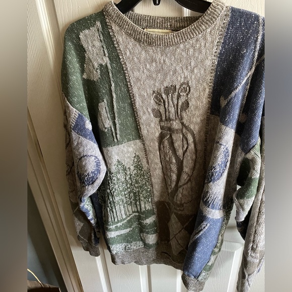 Cotton Grandpa Sweater - Picture 1 of 4